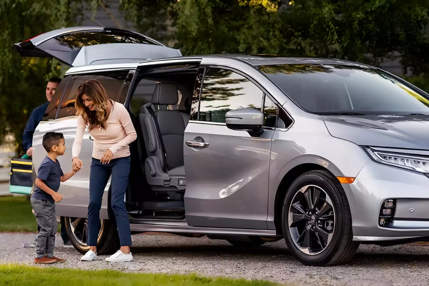 Honda Odyssey rear storage